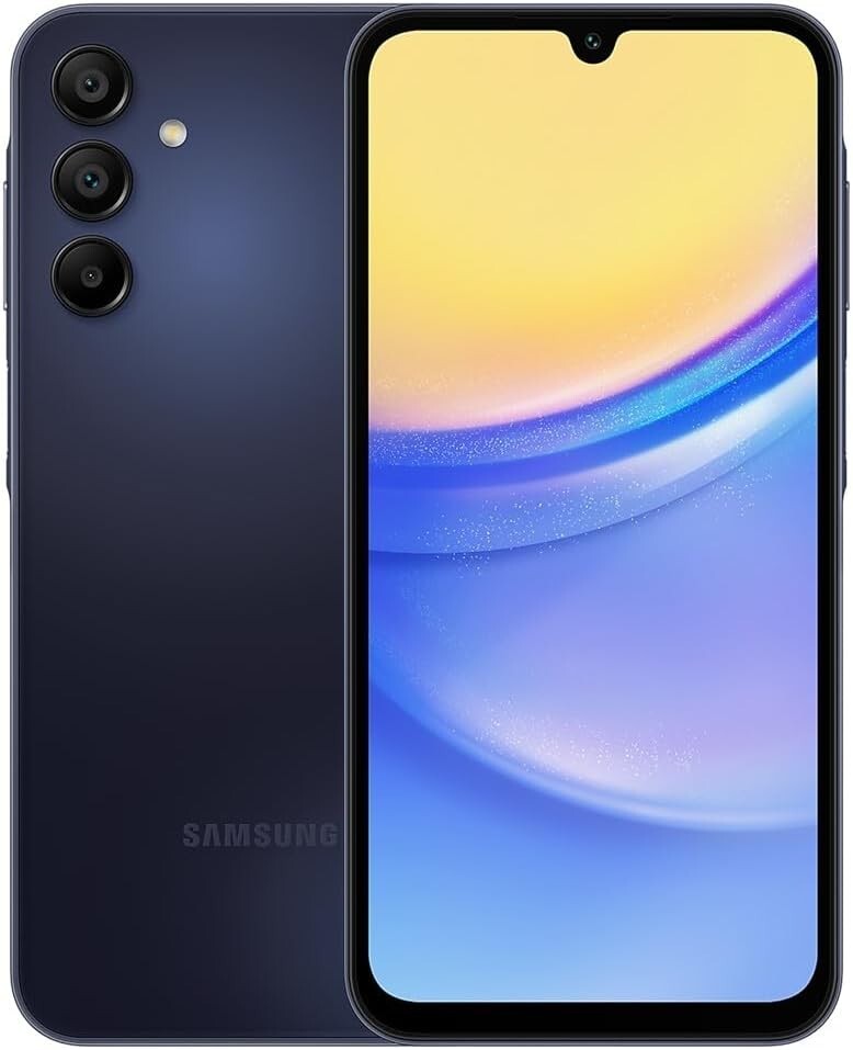 Unlocked Samsung Galaxy A15 5G SM-A156U 128GB Black 6.5” Smartphone – Very Good