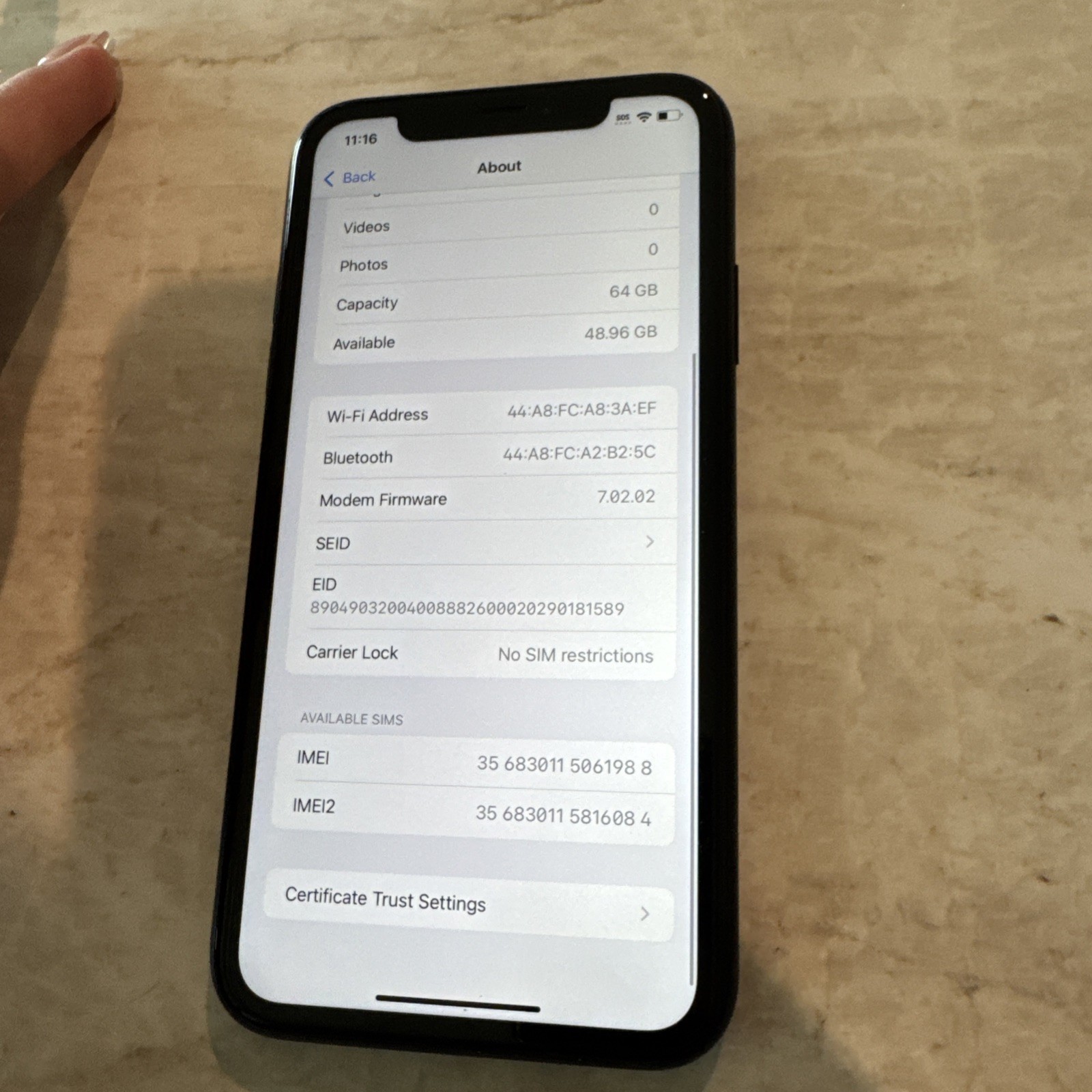 Apple iPhone XR – 64GB (Unlocked) Works Great – READ DESCRIPTION (#55A)