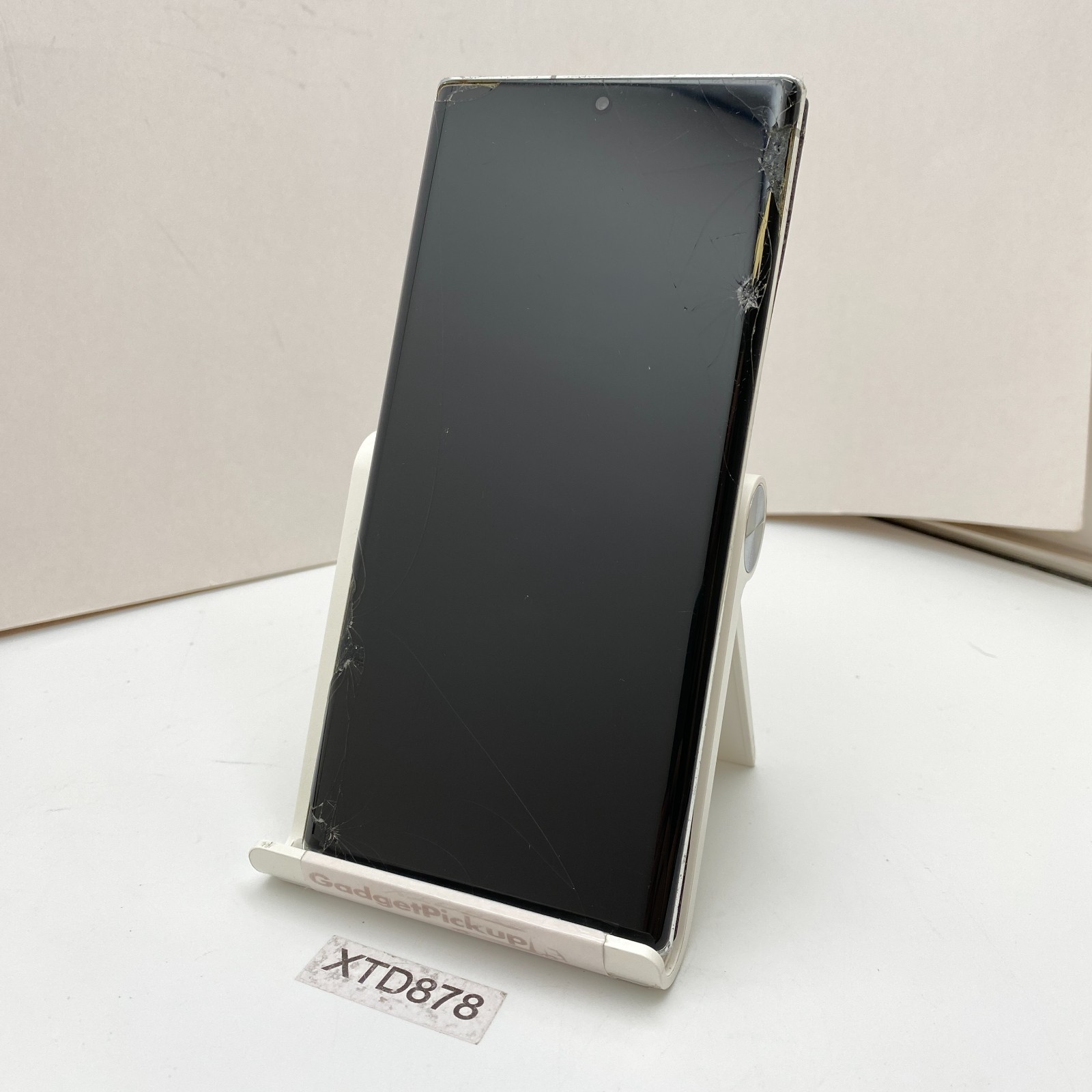 Samsung Galaxy Note 10+ SM-N975U – 256GB – Aura White (AT&T/Cricket) – CRACKED