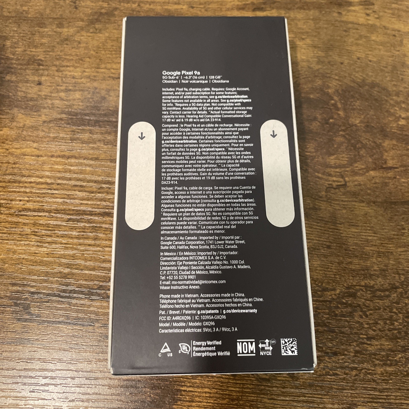 Factory Sealed Google Pixel 9a 128GB Obsidian Unlocked No GT read Description G4