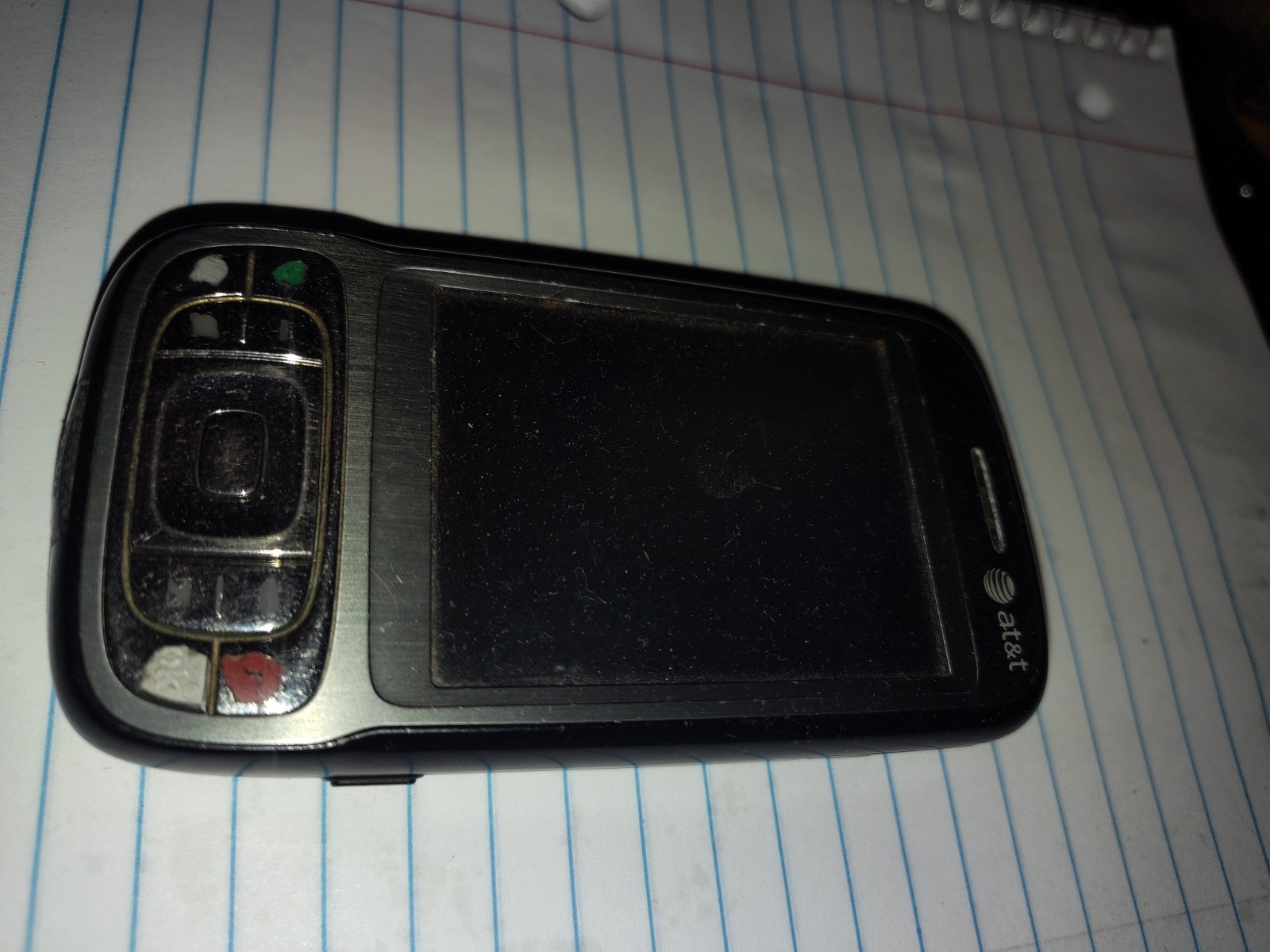 HTC 8925 AT&T Black Smartphone 3.0MP Slider Style Slide-Out Keyboard Parts Only