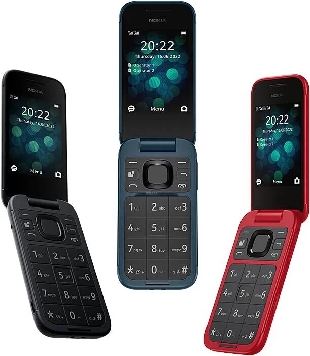 Nokia 2660 Flip Dual-SIM Original 4G LTE 5.0MP Flip Mobile Phone 2.8″