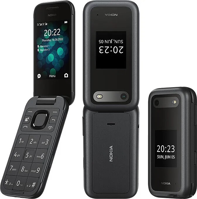 Nokia 2660 Flip Dual-SIM Original 4G LTE 5.0MP Flip Mobile Phone 2.8″