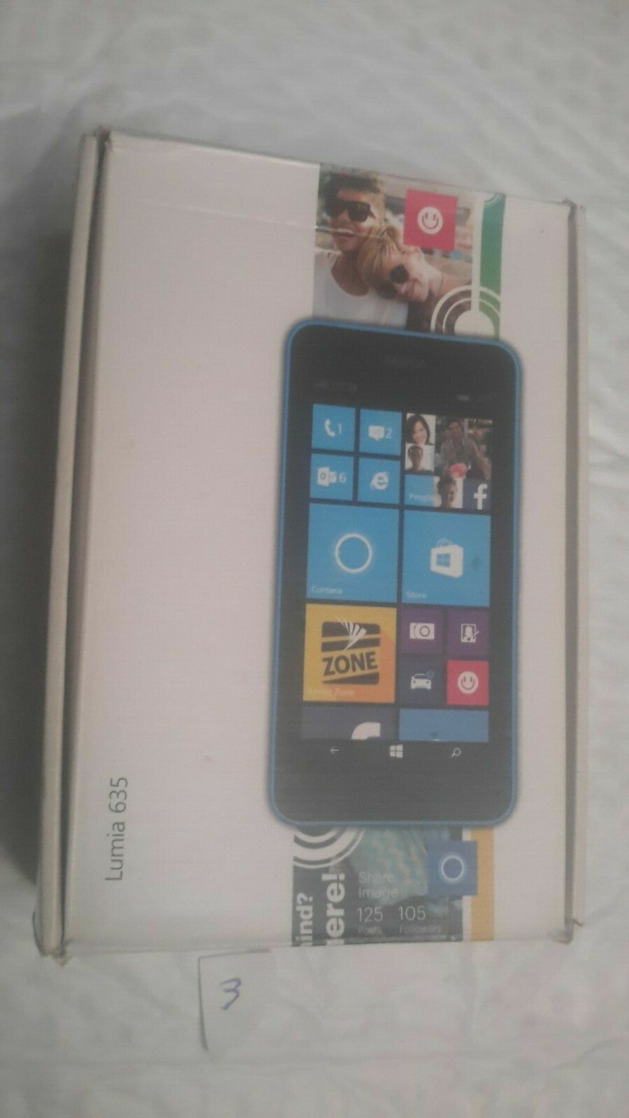 SPRINT NOKIA LUMIA 635 BLUE WINDOWS SMART CELL phone pro owed nice condition.