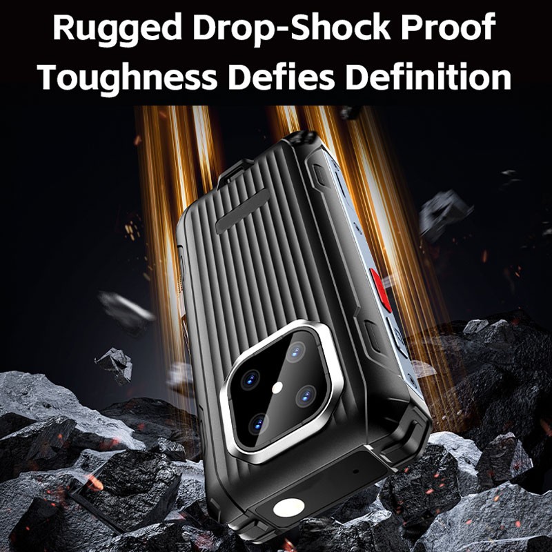 Unlocked MINI 4G Rugged Phone Android Smartphone Waterproof Dual SIM UNIWA R4002