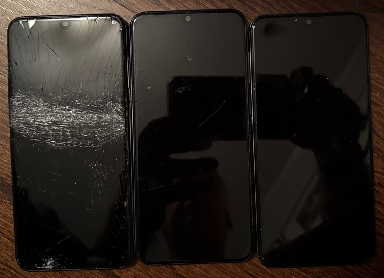 Lot of 3 Cracked Glass Broken Calypso 4 Parts Repair Silver Issues No Batteries