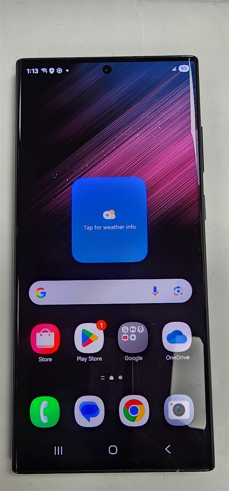 Samsung Galaxy S22 Ultra 5G 128GB Black SM-S908U Unlocked GSM World Phone CF0120