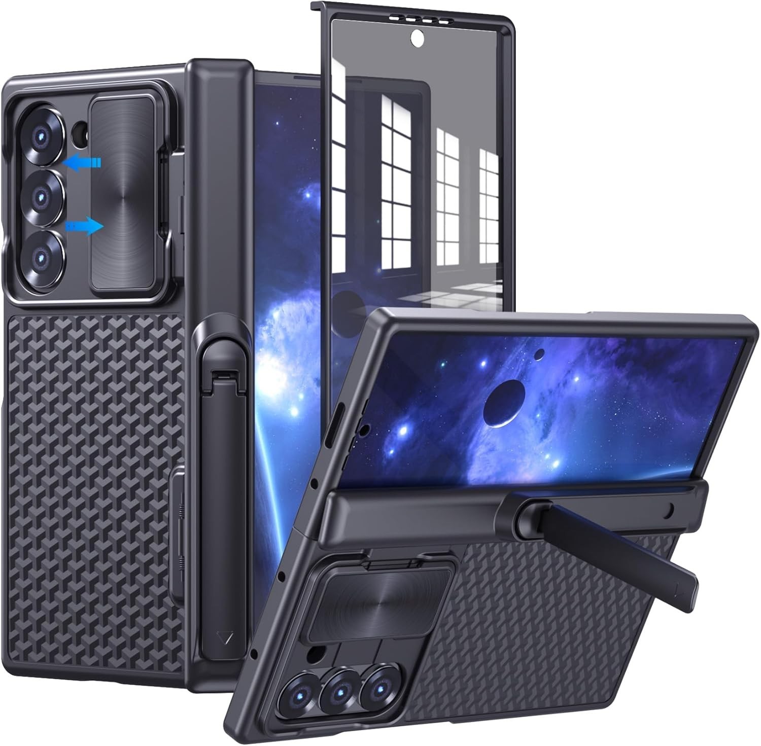 For Samsung Galaxy Z Fold 6 Case Military Grade Protection Cover Rugged Kickstan
