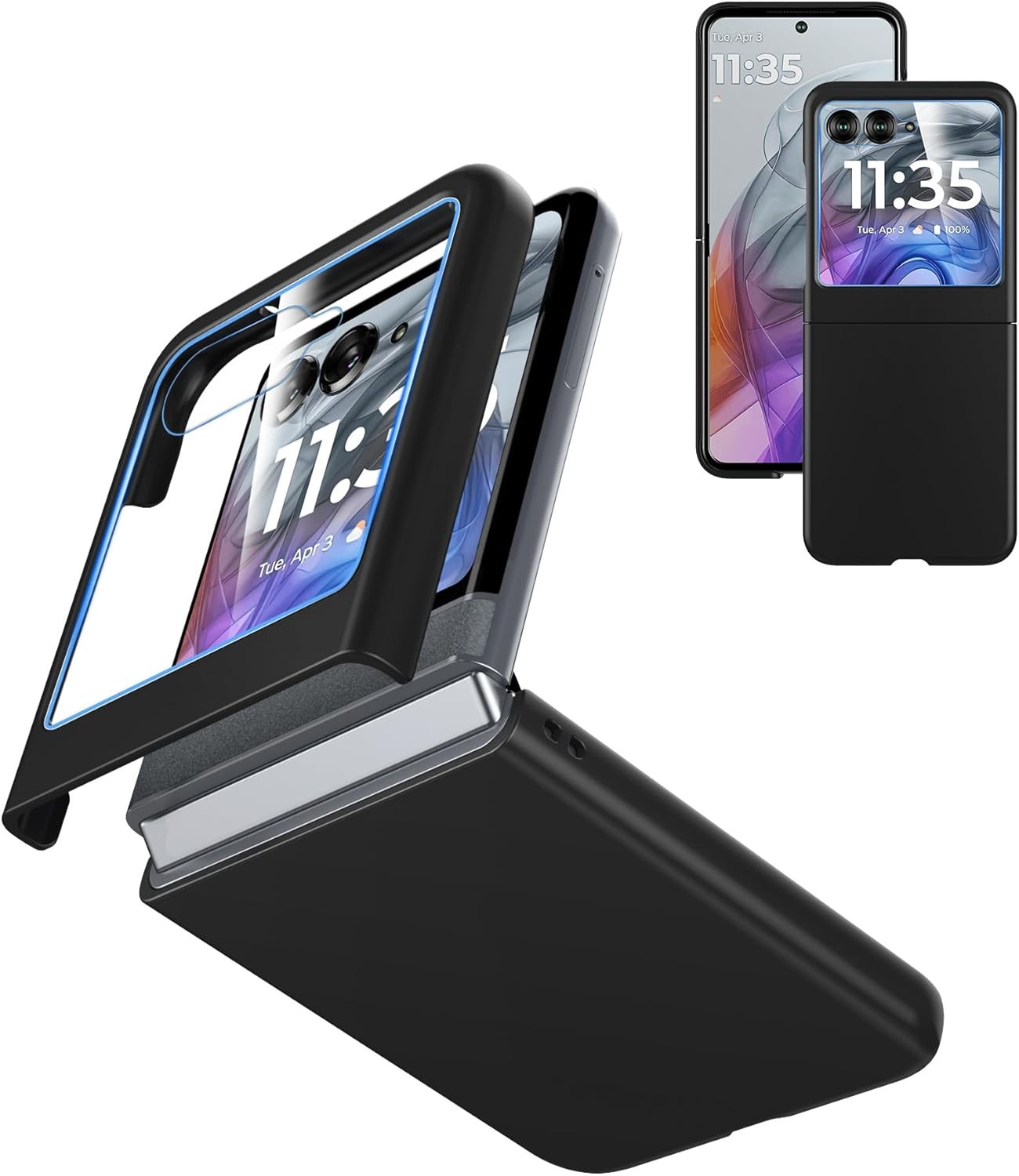 Case for Motorola Razr 2024/2025/2026 – Thin Hard Matte Polycarbonate Cover