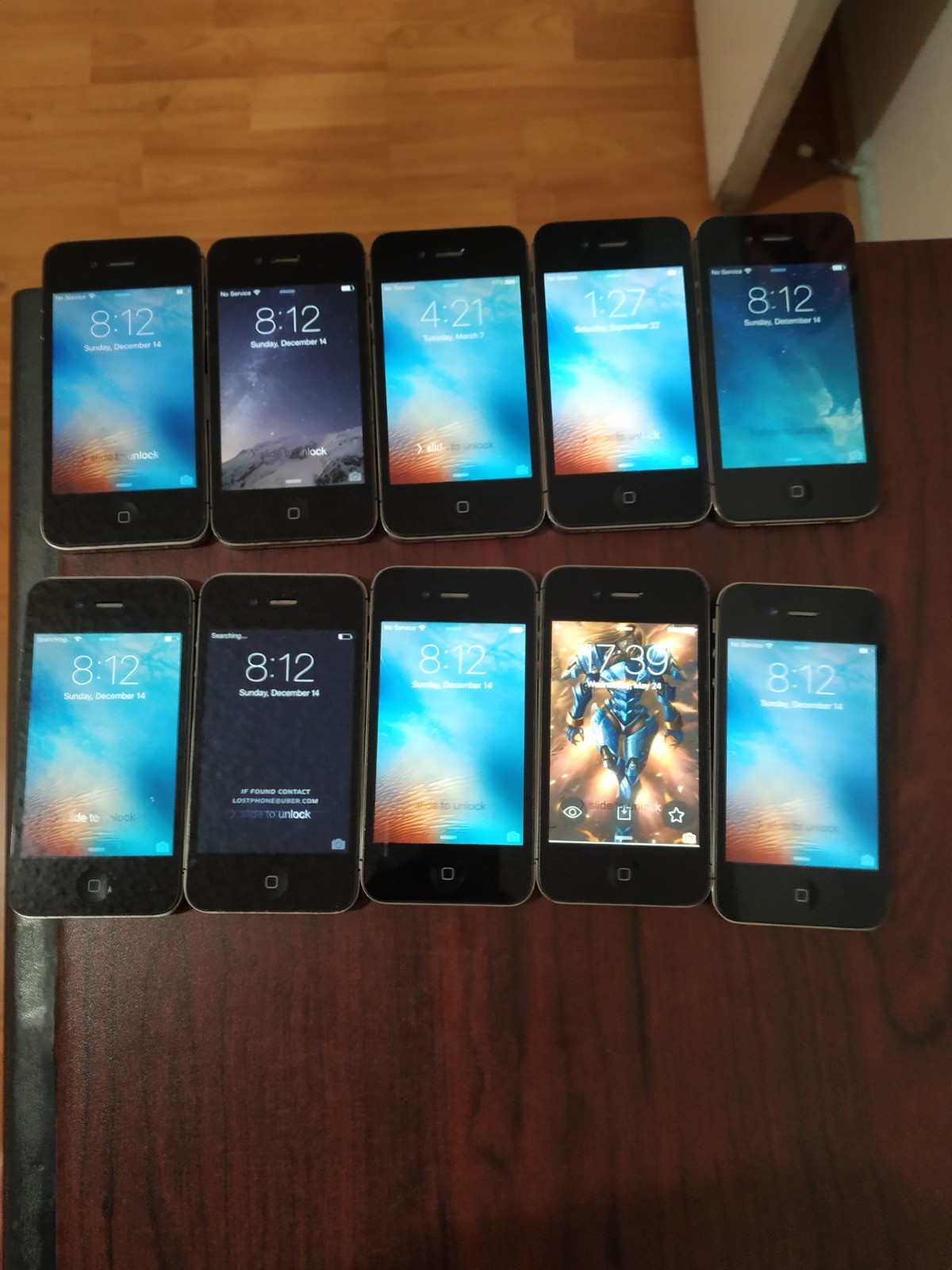 Lot of 10 Apple iPhone 4S A1387 16GB Black ( AT&T/ Verizon /OTA )