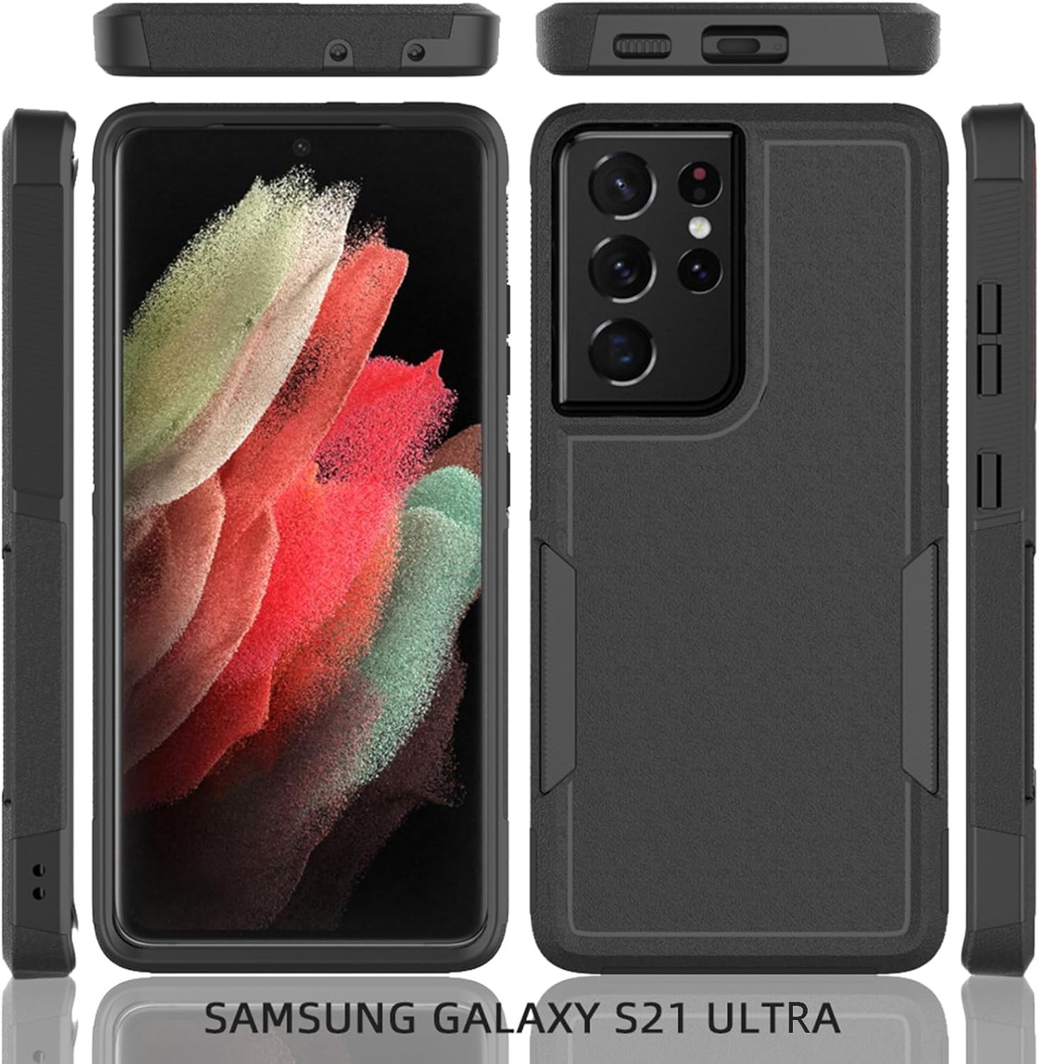 Samsung Galaxy S24 Ultra Case: Dual Layer Heavy Duty Shockproof Cover with Prote