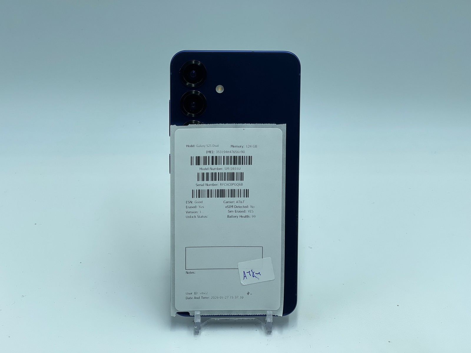 Samsung Galaxy S25 128GB SM-S931U (AT&T) Navy (E-0067)