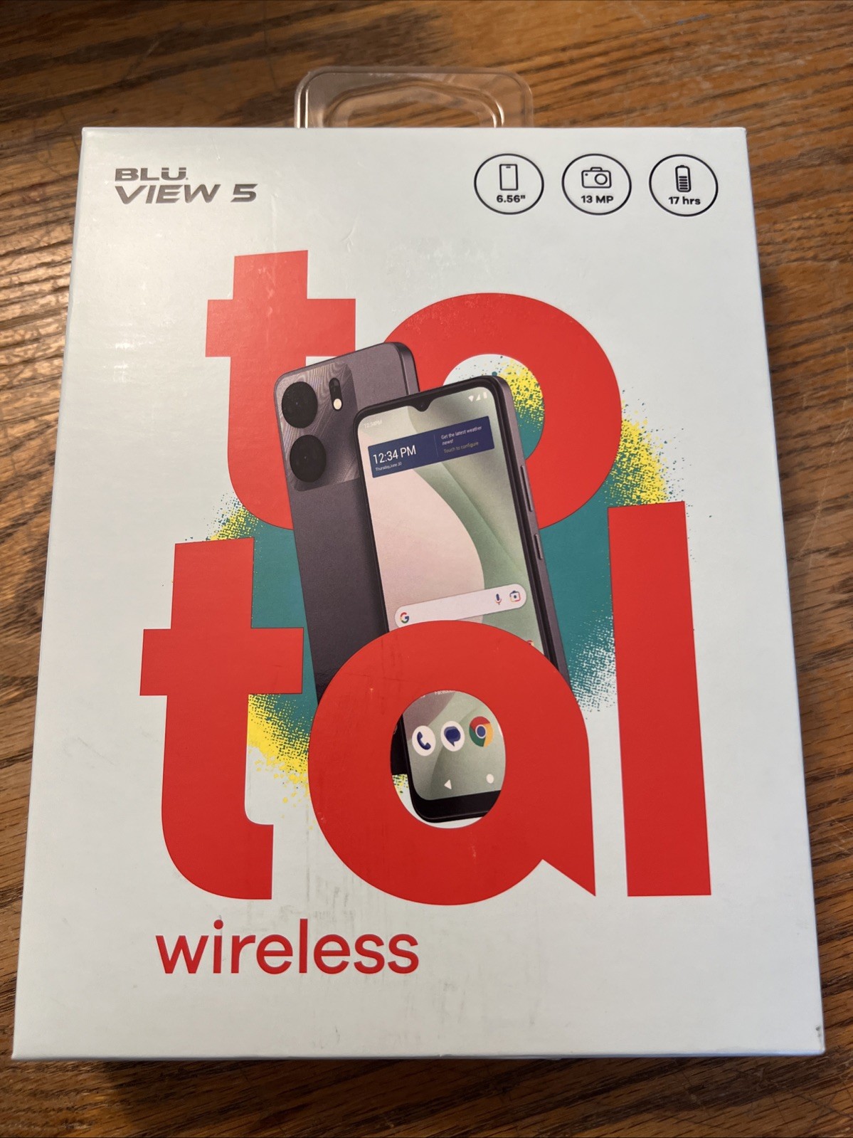TOTAL WIRELESS Blu View 5 BRAND NEW PREPAID SMARTPHONE