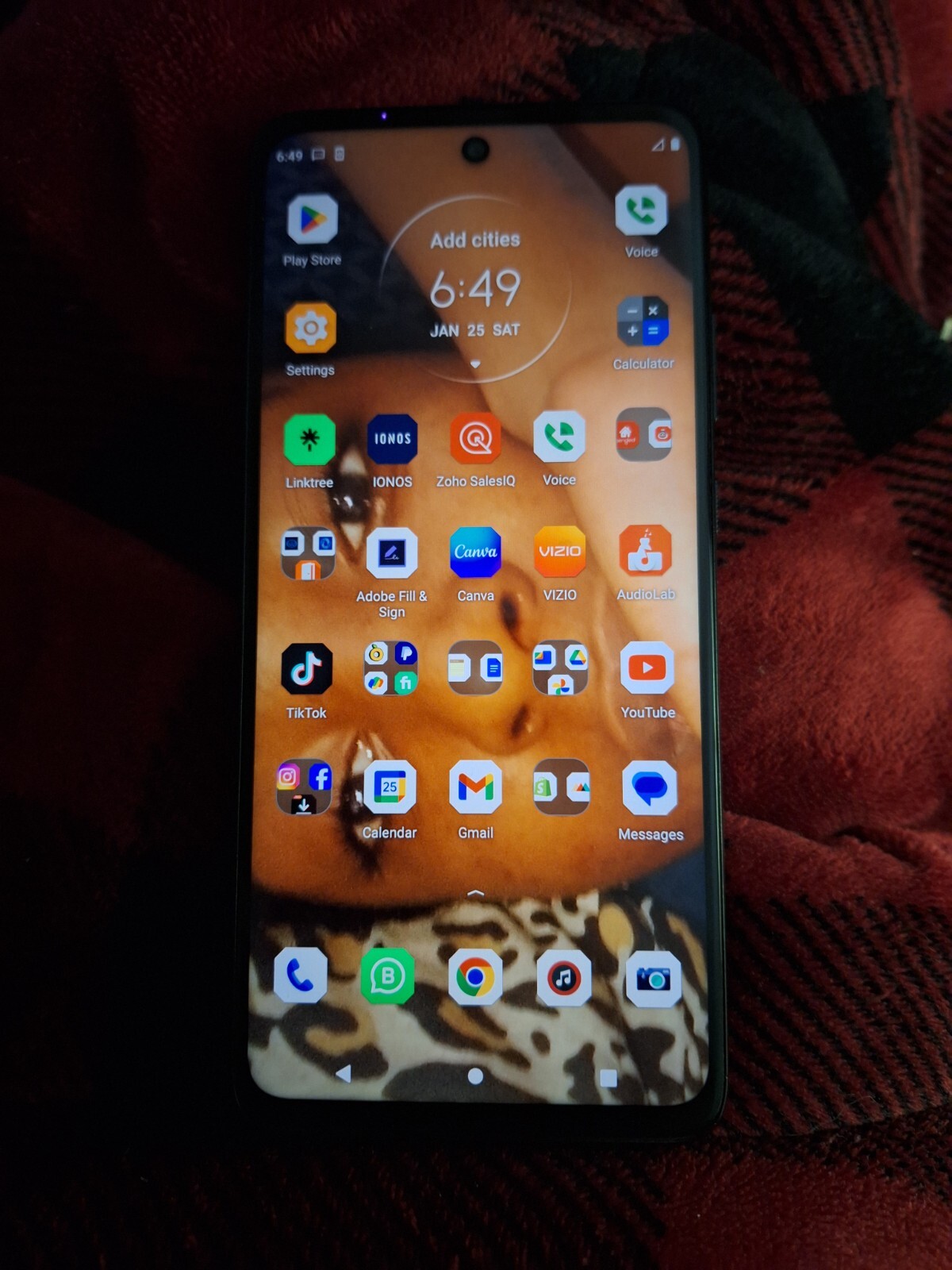 TIKTOK APP – Motorola One 5G UW Ace – 64 GB – Gray (Verizon)