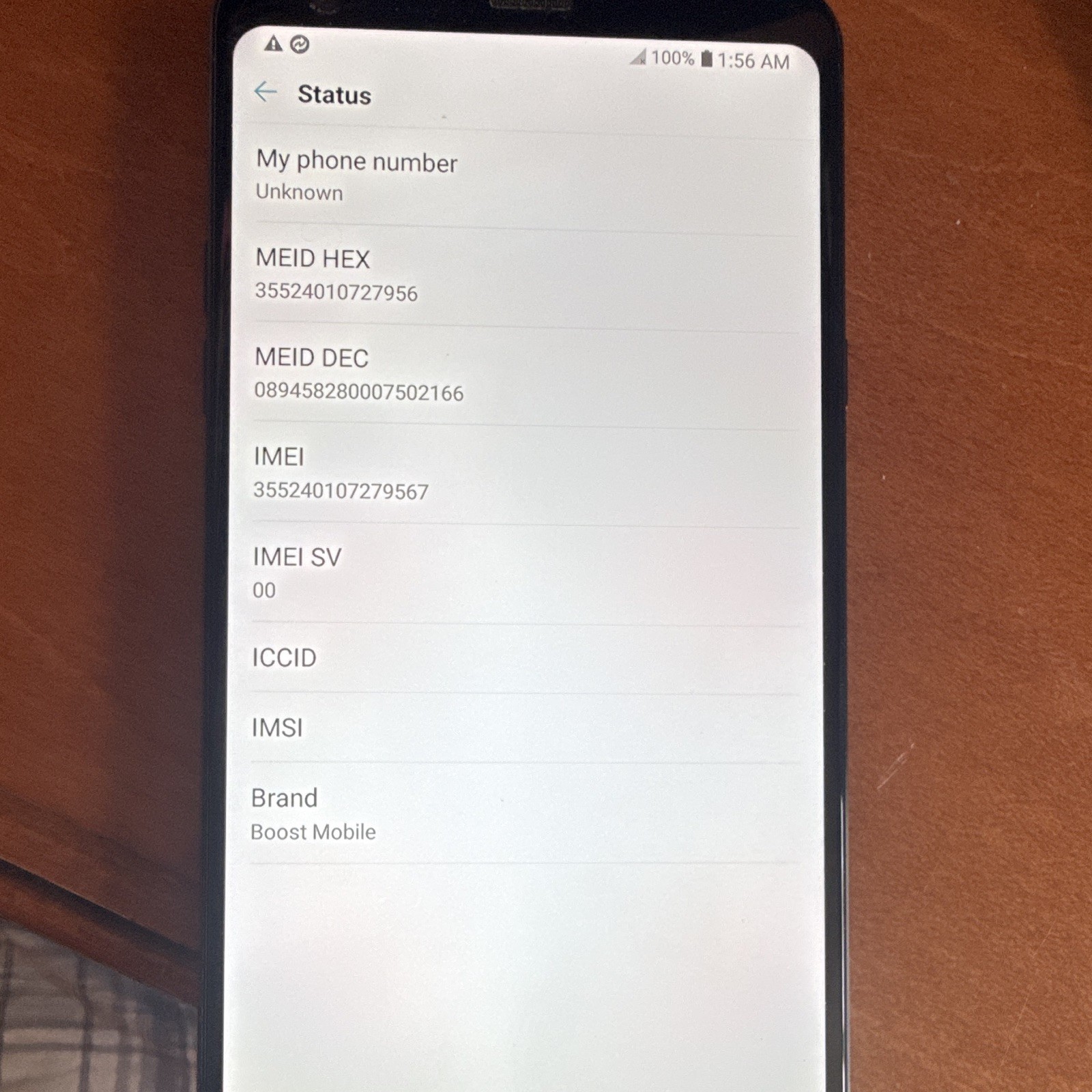 LG Stylo 4 LG-Q710AL Black Boost Mobile Bar Style Android 32GB 6.2in Used